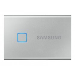 Samsung T7 Touch MU-PC1T0S - SSD - encriptado - 1 TB - externa (portátil) - USB 3.2 Gen 2 (USB C conector) - 256-bits AES - pra