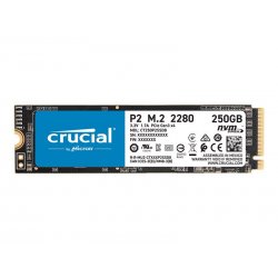 Crucial P2 - SSD - 250 GB - interna - M.2 2280 - PCIe 3.0 x4 (NVMe)