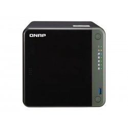 QNAP TS-453D-4G - Servidor NAS - 4 baias - SATA 6Gb/s - RAID (expansão de disco rígido) 0, 1, 5, 6, 10, JBOD - RAM 4 GB - 2.5 G