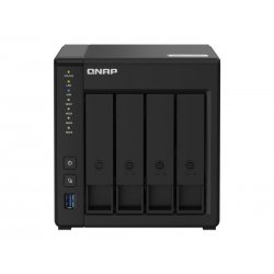 QNAP TS-451D2 - Servidor NAS - 4 baias - SATA 6Gb/s - RAID (expansão de disco rígido) 0, 1, 5, 6, 10, JBOD - RAM 2 GB - Gigabit