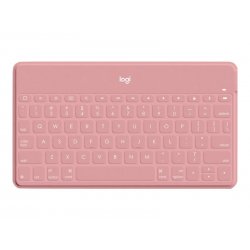 Logitech Keys-To-Go - Teclado - Bluetooth - QWERTY - Espanhol - rosa blush - para Apple iPad/iPhone/TV