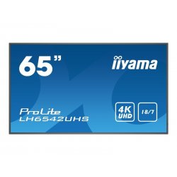 iiyama ProLite LH6542UHS-B3 - 65" Classe Diagonal (64.5" visível) ecrã LCD com luz de fundo LED - sinalização digital - 4K UHD 
