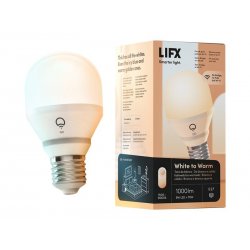 LIFX White to Warm - Lâmpada LED - forma: A60 - E27 - 9 W (equivalente 70 W) - classe E - luz branca quente para fria - 1500-90