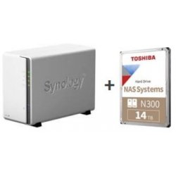 K/Synology DS220J 28Tb 2x14Tb ToshibaNAS