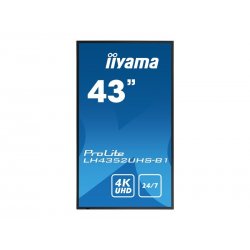 iiyama ProLite LH4352UHS-B1 - 43" Classe Diagonal (42.5" visível) ecrã LCD com luz de fundo LED - sinalização digital - Android