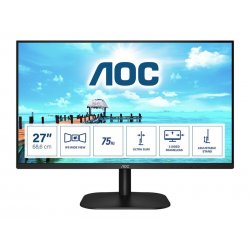 AOC 27B2H/EU - Monitor LED - 27" - 1920 x 1080 Full HD (1080p) @ 75 Hz - IPS - 250 cd/m² - 1000:1 - 4 ms - HDMI, VGA - preto