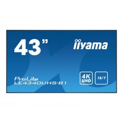 iiyama ProLite LE4340UHS-B1 - 43" Classe Diagonal (42.5" visível) ecrã LCD com luz de fundo LED - sinalização digital - Android