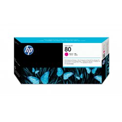 HP 80 - 17 ml - magenta - cabeçote de impressora com limpador - para DesignJet 1050c, 1050c plus, 1055cm, 1055cm plus