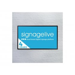 Signagelive Web Content - Licença de assinatura (4 anos) - hospedado - volume - 1-49 licenças