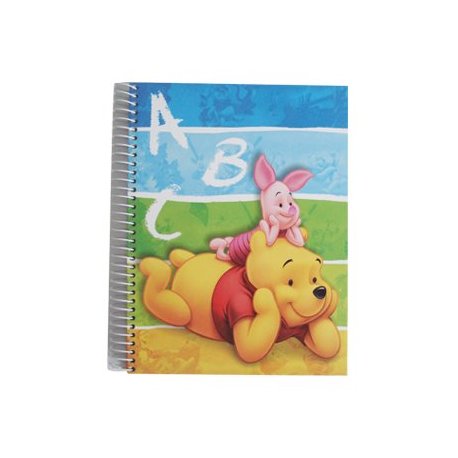 Caderno Espiral A5 Quadriculado Ambar Winnie the Pooh 1un