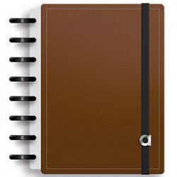 Caderno Inteligente A5 PU Ambar EcoSmart Castanho 1un