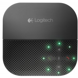 Logitech Mobile Speakerphone P710e - Altifalante mãos livres - bluetooth - sem fios, com cabo - NFC 980-000742
