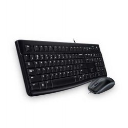 Logitech Desktop MK120 - Conjunto de teclado e rato - USB - Russo 920-002561