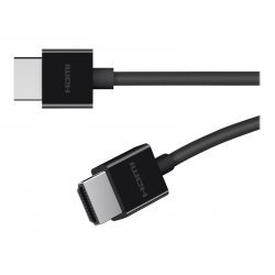 Belkin BOOST CHARGE - Ultra High Speed - cabo HDMI - HDMI macho para HDMI macho - 2 m - preto - suporte de 8K - para P/N: AVC00
