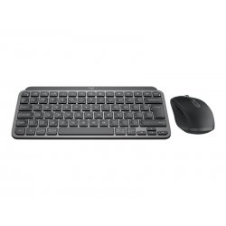 Logitech MX Keys Mini Combo for Business - Conjunto de teclado e rato - retroiluminação - sem fios - Bluetooth LE - QWERTY - Pa