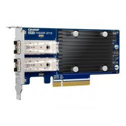 QNAP QXG-10G2SF-X710 - Adaptador de rede - PCIe 3.0 x8 baixo perfil - 10 Gigabit SFP+ x 2 - para P/N: SFP1G-SX-85 QXG-10G2SF-X7
