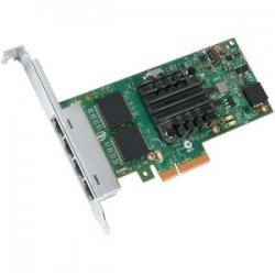 Intel Ethernet Server Adapter I350-T4 - Adaptador de rede - PCIe 2.1 x4 baixo perfil - 1000Base-T x 4 I350T4V2BLK