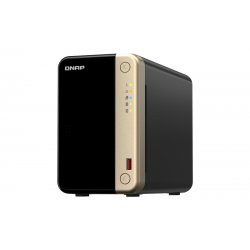 NAS QNAP 2-Bay Celeron N5105/N5095 4C/4T,8GB/2x2.5GbE/USB/Tower TS-264-8G