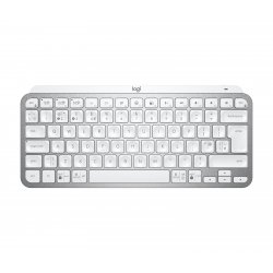 Logitech MX Keys Mini - Teclado - retroiluminação - Bluetooth - QWERTY - Reino Unido - cinza pálido 920-010496