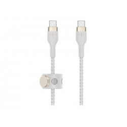 Belkin BOOST CHARGE - Cabo USB - 24 pin USB-C (M) para 24 pin USB-C (M) - 2 m - branco CAB011BT2MWH