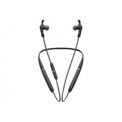 Jabra Evolve 65e UC - Auscultadores intra-aurais com microfonoe - intra-auricular - montagem por debaixo do pescoço - bluetooth