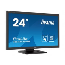 iiyama ProLite T2453MIS-B1 - Monitor LED - 24" (23.6" visível) - ecrã de toque - 1920 x 1080 Full HD (1080p) @ 60 Hz - VA - 250