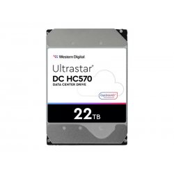 WD Ultrastar DC HC570 - Disco rígido - 22 TB - interna - 3.5" - SAS 12Gb/s - 7200 rpm - buffer: 512 MB 0F48052