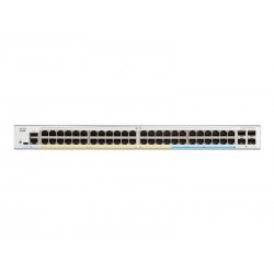 Cisco Catalyst 1300-48P-4X - Interruptor - L3 - Administrado - 48 x 10/100/1000 (PoE+) + 4 x 10 Gigabit SFP+ - montável em tril