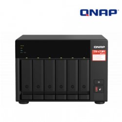 QNAP TS-673A - Servidor NAS - 6 baias - SATA 6Gb/s - RAID (expansão de disco rígido) RAID 0, 1, 5, 6, 10, 50, JBOD, 60 - RAM 8 