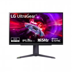 LG UltraGear 27GR75Q-B - GR75Q Series - monitor LED - 27" - 2560 x 1440 QHD @ 165 Hz - IPS - 300 cd/m² - 1000:1 - HDR10 - 1 ms 