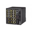 Cisco Industrial Ethernet 2000 Series - Interruptor - Administrado - 16 x 10/100 + 2 x combo Gigabit SFP + 2 x Fast Ethernet SF