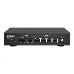 QNAP QSW-2104-2S - Interruptor - sem gestão - 2 x 10 Gigabit SFP+ + 4 x 2.5GBase-T - desktop QSW-2104-2S
