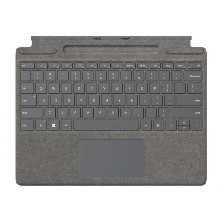 Microsoft Surface Pro Signature Keyboard - Teclado - com touchpad, acelerómetro, bandeja de armazenamento e carregamento de Sur