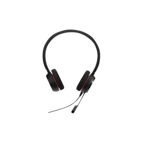 Jabra Evolve 20 MS stereo - Auscultadores - no ouvido - com cabo - USB - Certificado para Skype for Business 4999-823-109