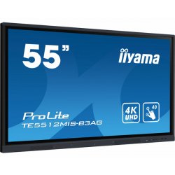iiyama ProLite TE5512MIS-B3AG - 55" Classe Diagonal (54.6" visível) ecrã LCD com luz de fundo LED - sinalização digital interat