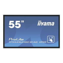 iiyama ProLite TF5539UHSC-B1AG - 55" Classe Diagonal ecrã LCD com luz de fundo LED - sinalização digital interativa - com ecrã 