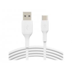 Belkin BOOST CHARGE - Cabo USB - 24 pin USB-C (M) para USB (M) - 3 m - branco CAB001BT3MWH