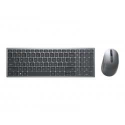 Dell Multi-Device KM7120W - Conjunto de teclado e rato - Bluetooth, 2.4 GHz - Português - para Vostro 3501 KM7120W-GY-POR