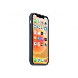Apple - Tampa posterior para telemóvel - com MagSafe - silicone - azul-marinho intenso - para iPhone 12, 12 Pro MHL43ZM/A
