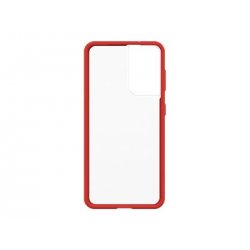 OtterBox React Samsung Galaxy S21 5G Power Red - clear/red - ProPack 77-81604