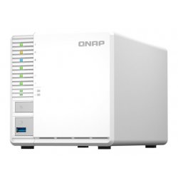 QNAP TS-364 - Servidor NAS - 3 baias - SATA 6Gb/s - RAID (expansão de disco rígido) 5 - RAM 8 GB - 2.5 Gigabit Ethernet - iSCSI