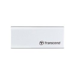 Transcend ESD260C - SSD - 500 GB - externa (portátil) - USB 3.1 Gen 2 - prata TS500GESD260C