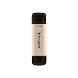 Transcend JetFlash 930C - Drive flash USB - 128 GB - USB 3.2 Gen 1 / USB-C - ouro TS128GJF930C