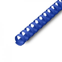Argolas PVC Encadernar 16mm Azul 130 Folhas 100un 1713053