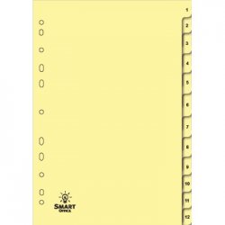 Separadores A4 Cartolina Numerados (1 a 12) 1721025