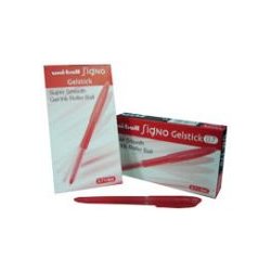 Esferográfica Gel Uni Ball Gelstick UM-170 Verm. 0,7mm 12un 1171140VM