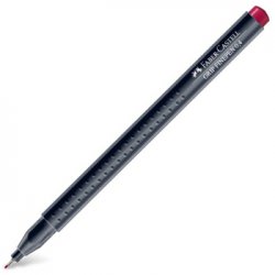 Marcador Fino Faber-Castell 0,4mm Carmim 1un 1303022