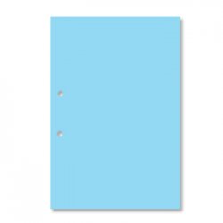Cartolina A4 com Furos Azul 5A 250g 1 Folha 172Z80305