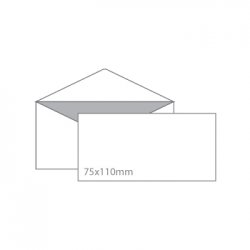 Envelopes 075x110mm A7 s/Janela s/Cola Branco 100un 1611023