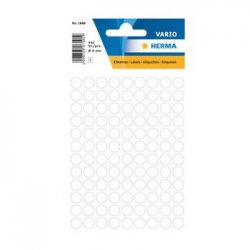 Etiquetas Redondas 08mm Branco Herma1840 540un 1991840
